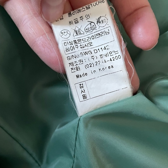 Fabiane De Coupe Kelly green soft textured jacket in women’s medium - Picture 8 of 9